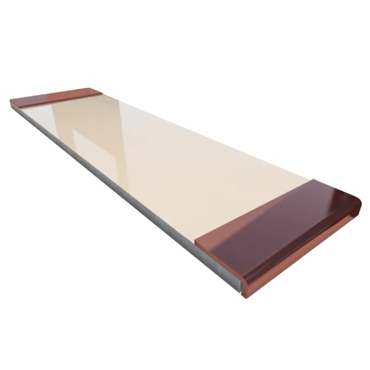 Kit Com 2 Cantoneiras Elleve Rosé Gold Para Ralo Linear Oculto Linear Acessórios - Imagem principal - f4047b17-50b4-449e-a614-fc571883bc02