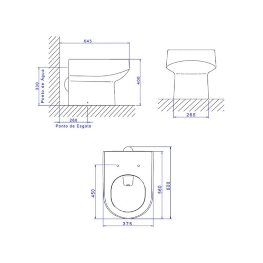 Kit Completo Vaso Sanitário Convencional Assento E Acessórios Carrara Branco Deca - Imagem principal - a80f0850-7295-40dd-9f90-1845e0606255