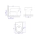 Kit Completo Vaso Sanitário Convencional Assento E Acessórios Carrara Branco Deca - dcec7ccf-6007-49ab-a61a-384072acd974