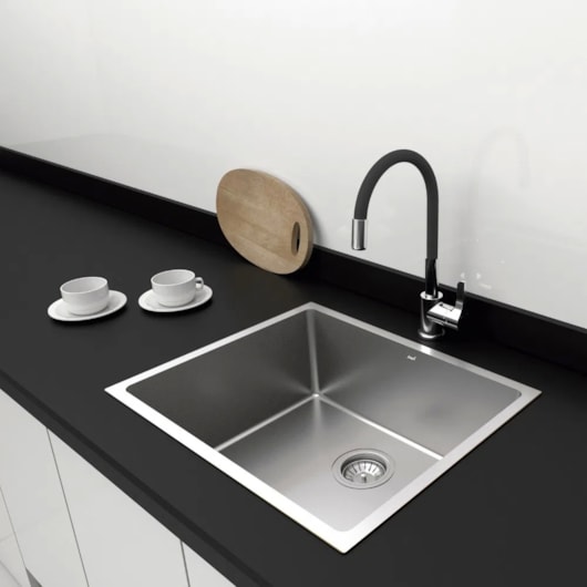Kit Cuba Para Cozinha Aço Inox Escovado Japi 50x40x20cm - Imagem principal - 8558f4b5-2594-4e75-bb7f-c54aac263aa8