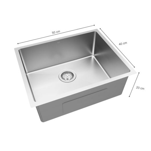 Kit Cuba Para Cozinha Aço Inox Rose Japi 50x40x20cm - Imagem principal - 664e13b6-89a6-409e-b347-f092ea351350