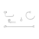 Kit De Acessórios Com 5 Peças Single Cromado Docol - aaada0fd-1551-48b4-a003-973a08254e80