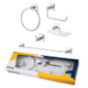 Kit De Acessórios Com 5 Peças Trip Cromado Docol - f5f653a6-24d4-460b-bacc-d91ffb3623e9