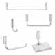 Kit De Acessórios De Parede Para Lavatório Com 5 Peças Idea Cromado Docol - c6d1eb49-0c88-4867-a74e-c64e23880bd7