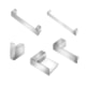 Kit De Acessórios Flat 5 Peças Cromado Docol - 7794ddde-8343-46a5-916d-0204e1cde532
