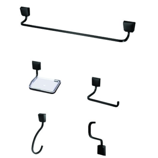 Kit de Acessórios Origami Preto Matte Meber - Imagem principal - 29289987-da63-4467-803a-9820380f4459
