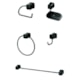 Kit de Acessórios para Banheiro Block Preto Meber - 21b6454d-7ea3-457f-b681-bc9031e616e6