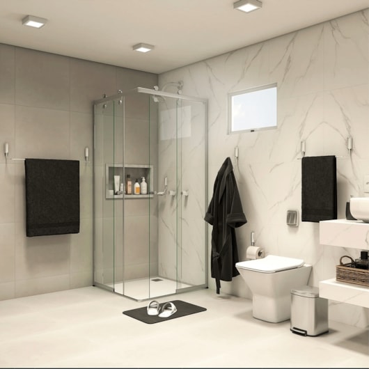 Kit De Acessórios Para Lavatório Com 5 Peças Idea Cromado Docol - Imagem principal - ead75827-c5e9-43fa-a7aa-da25728773f8