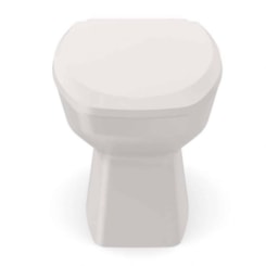 Kit de bacia convencional e itens de instalação thema biscuit Incepa