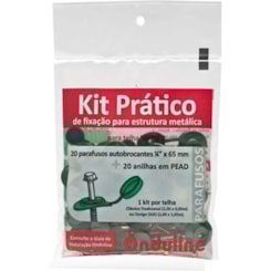 Kit De Fixação Onduvilla Prego + Anilha Onduline