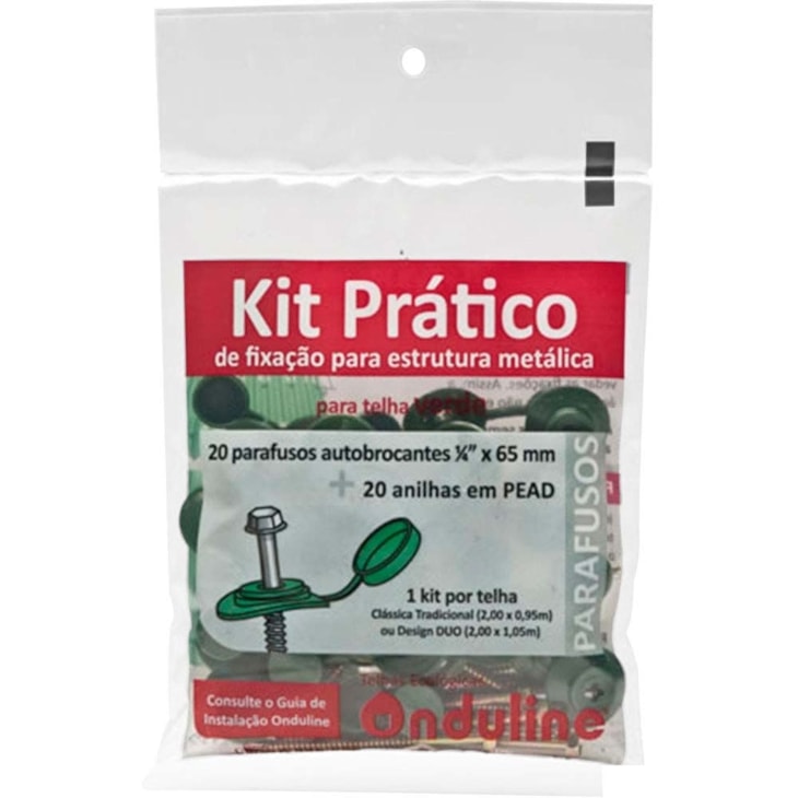 Kit De Fixação Onduvilla Prego + Anilha Onduline