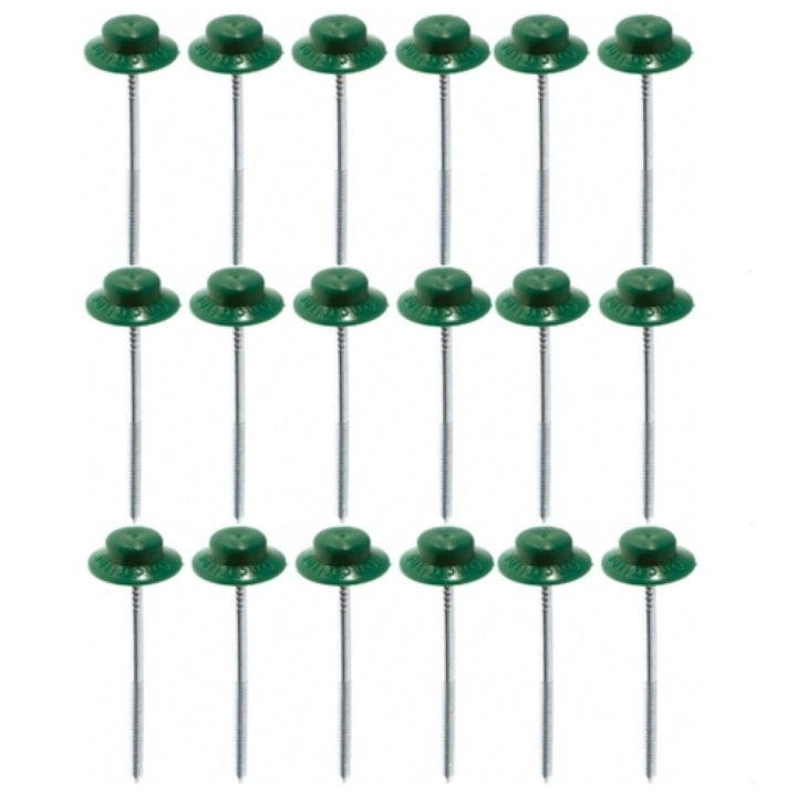 Kit De Fixação Prego Fácil Com 18 Unidades Verde Onduline