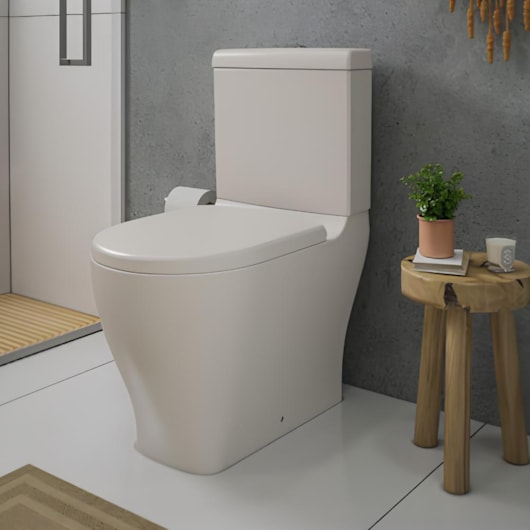 Kit De Vaso Caixa com Assento PP Soft Close Instalaçao Slim Branco Celite - Imagem principal - 4475f497-5957-472c-b999-df5cdacc3347