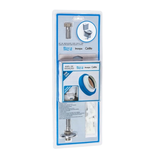 Kit Instalação Para Vaso Sanitário Com Caixa Fixação Vertical Roca - Imagem principal - 43fd857e-8ae0-40c2-9e65-aa4951d4898d