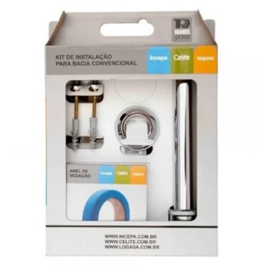 Kit Instalação Para Vaso Sanitário Convencional Roca - Imagem principal - 58957a66-4c9b-40da-817a-f95d045520ed
