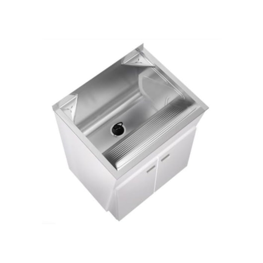 Kit Lavanderia Com Balcão GhelPlus 48L 610X506X500Mm - Imagem principal - e5e328f3-093f-4012-8827-a503a25823c8