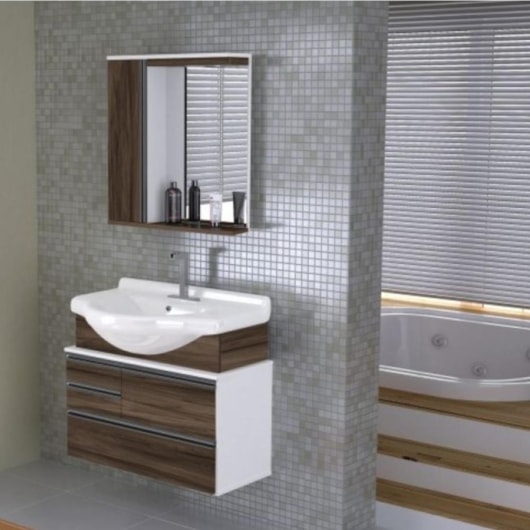 Kit Para Banheiro Firenze 83,5cm 574240 Castaine Rorato - Imagem principal - 4530908d-979b-4d24-be3b-a0b9bf0e6cd9