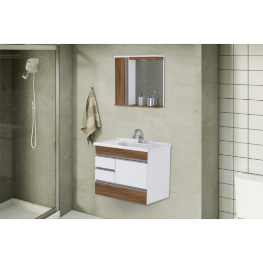 Kit Para Banheiro Moden Nogal Rorato 59,5cm - Imagem principal - f3e58f2a-fc0f-4dc0-8f31-ce63074e61a0