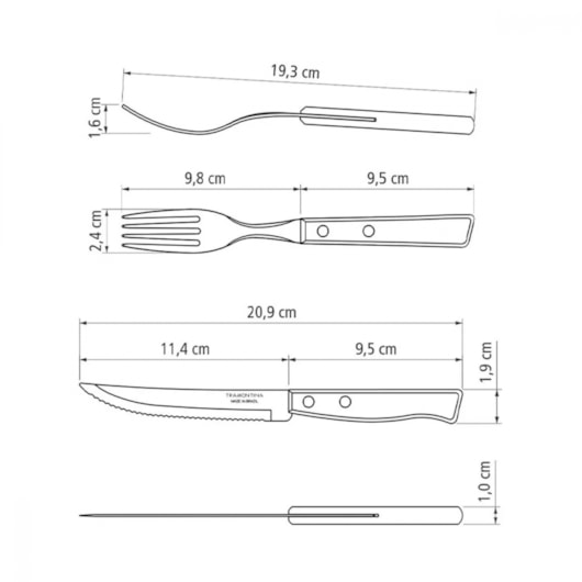 Kit Para Churrasco Em Inox Com 14 Peças Madeira Natural Tramontina - Imagem principal - 5088ae8a-8a95-44a7-b616-8ec8d65cca14