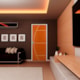 Kit Porta Açomad Semi-Oca Decorativa Gaucha Mogno MGM Abertura Pela Esquerda 215x65x6cm - d3288b9e-3a24-46b6-889b-72bc61209c18