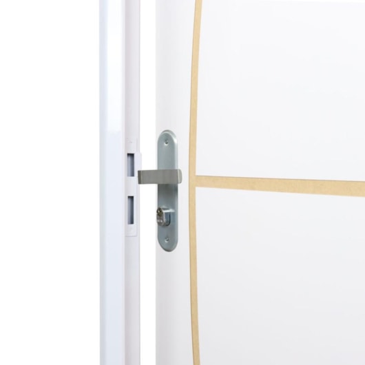 Kit Porta Açomad Semioca Decorativa Gaúcha Abertura Pela Direita Branca MGM 215x65cm - Imagem principal - 7a4fe737-de36-4b8d-8d3c-0b478f07e472