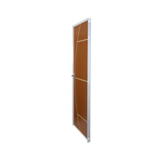 Kit Porta Açomad Semioca Decorativa Gaúcha Abertura Pela Direita Branca MGM 215x65cm - Imagem principal - 8a91f96b-7fe2-4e40-8f43-58837a3615fc