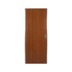 Kit Porta Lisa Abertura Pela Direita Semioca Ecomadeiral Mogno MGM 212x95cm