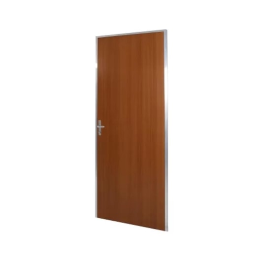 Kit Porta Lisa Abertura Pela Esquerda Semioca Ecomadeiral Mogno MGM 212x95cm - Imagem principal - f093a0b8-9740-445d-9931-dd7e72ea0028
