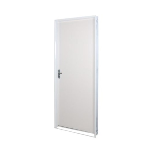 Kit Porta Melaminica Açomad Lisa Branco Abertura Para Esquerda MGM 215x75x12cm - Imagem principal - 5536f763-bd3c-4926-b4d6-51b0cd958e39