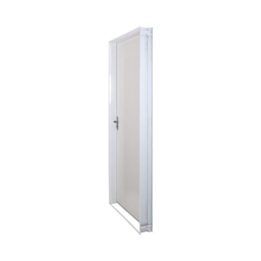 Kit Porta Melaminica Açomad Lisa Branco Abertura Para Esquerda MGM 215x75x12cm - Imagem principal - f9220beb-0b0f-4f36-be50-974de21e75b4