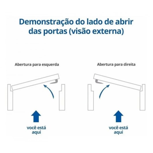Kit Porta Melaminica Açomad Lisa Branco Abertura Pela Direita MGM 215x75x12cm - Imagem principal - 3deede2b-d1bc-487b-9907-8c4a75fee066