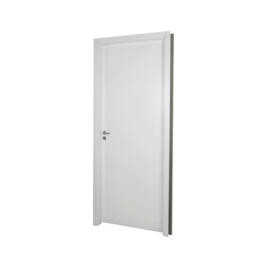 Kit Porta Melaminica Com Abertura Pela Esquerda Madeira Lisa Branco MGM 215x74x12cm - Imagem principal - b15a339f-7723-4032-8157-232fd7f63d41