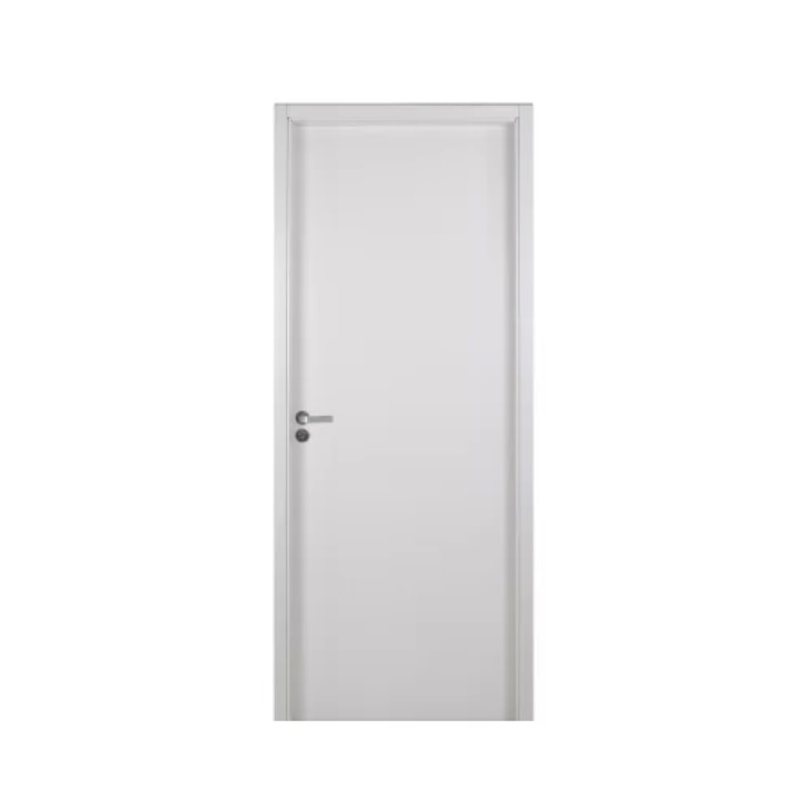 Kit Porta Melaminica Com Abertura Pela Esquerda Madeira Lisa Branco MGM 215x74x12cm