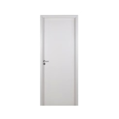 Kit Porta Melaminica Com Abertura Pela Esquerda Madeira Lisa Branco MGM 215x84x12cm