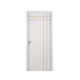 Kit Porta Melamínica Decor Semi-Oca Mantiqueira Rq120 Abertura Pela Esquerda Branco Mgm 215x84cm - 3556ca81-dd38-4fe2-81bc-5a45b5dfee6e
