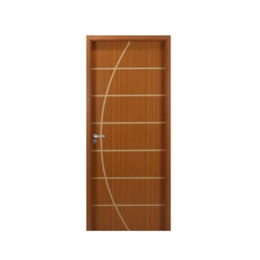 Kit Porta Melamínica Decorada De Madeira Mogno Neblina Abertura Pela Esquerda MGM 215x84x10cm - Imagem principal - 37698437-cb11-4b97-bee9-8e10d0b72d36