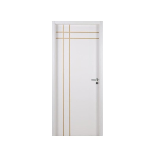 Kit Porta Melamínica Decorativa Semioca Mantiqueira Rq120 Abertura Pela Direita Branco MGM215x74cm - Imagem principal - cdf866d3-1616-47ff-9880-0708d8369013