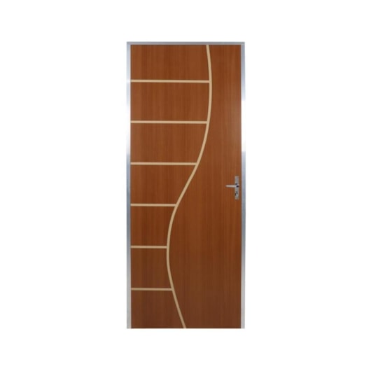 Kit Porta Melamínica Ecomadeiral Semioca Decor Abertura Pela Direita Mogno Mgm 212x75cm - Imagem principal - c22b932a-3650-4125-ae83-a36fa68a8bb6