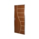 Kit Porta Melamínica Ecomadeiral Semioca Decor Abertura Pela Esquerda Mogno Mgm 212x75cm - 0187dd5d-e9fa-43c0-9066-eb2f8fb063c7