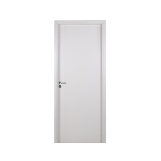 Kit Porta Melamínica Lisa Semi-Oca Com Batente Em Mdf Rq10 Abertura Pela Esquerda Branco Mgm 215x74cm - Imagem principal - 4ebcf163-d954-4fd1-9d05-5b311cd3031c