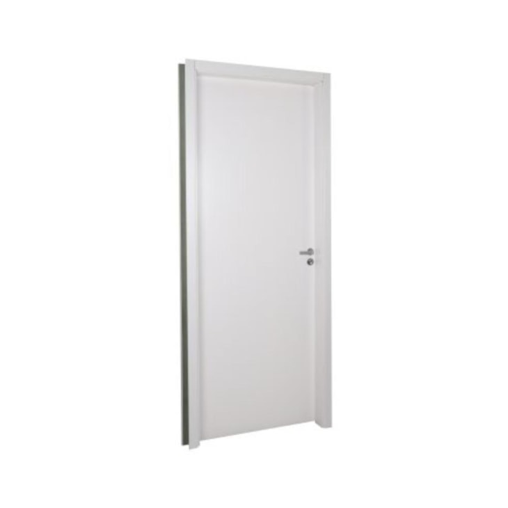Kit Porta Melaminica Lisa Semioca Abertura Pela Direita Branca MGM 215x94cm