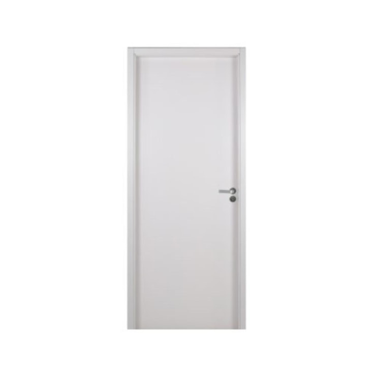 Kit Porta Melaminica Lisa Semioca Abertura Pela Direita Branca MGM 215x94cm