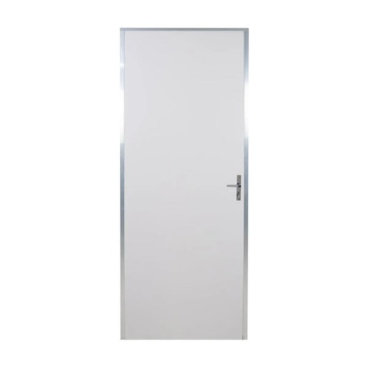 Kit Porta Melamínica Lisa Semioca Abertura Pela Direita Ecomadeiral Branco MGM 212x65cm - Imagem principal - f09241e0-cd0a-4ed8-9cbf-3128ac1b1443
