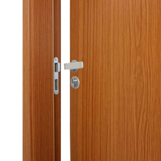Kit Porta Melamínica Lisa Semioca Com Abertura Pela Esquerda Mogno MGM 215x74cm - Imagem principal - 2e6bc72c-6d8d-44a3-8f0d-36653f4ae98a