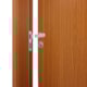 Kit Porta Melamínica Lisa Semioca Com Abertura Pela Esquerda Mogno MGM 215x74cm - 0778a03e-cdec-4a65-9e21-b6c6c8817f3c