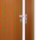Kit Porta Melamínica Lisa Semioca Com Batente Mdf Abertura Pela Direita Mogno Mgm 215x84cm - 25fef526-9de0-4373-8caa-5ef13f39085c