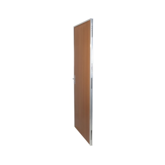 Kit Porta Melamínica Lisa Semioca Mogno Abertura Pela Esquerda Madeiral MGM 212x65cm - Imagem principal - 14dd795e-a572-417e-a4ee-a1ce3cc0a797