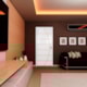 Kit Porta Melamínica Madeira Decorada Nebli Branco Com Abertura Pela Esquerda MGM 215x84x16cm - a94bb482-099e-4340-b2de-1c1ea5768957