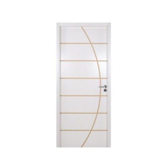Kit Porta Melamínica Madeira Decorada Nebli Branco Com Abertura Pela Esquerda MGM 215x84x16cm - Imagem principal - 7b74ec15-de30-4dfa-84ca-0ee373e1e637