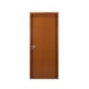 Kit Porta Melamínica Madeira Lisa Mogno Abertura Pela Esquerda MGM 215x84x10cm - 40790b14-2d56-49aa-ab2c-27ed2886f598